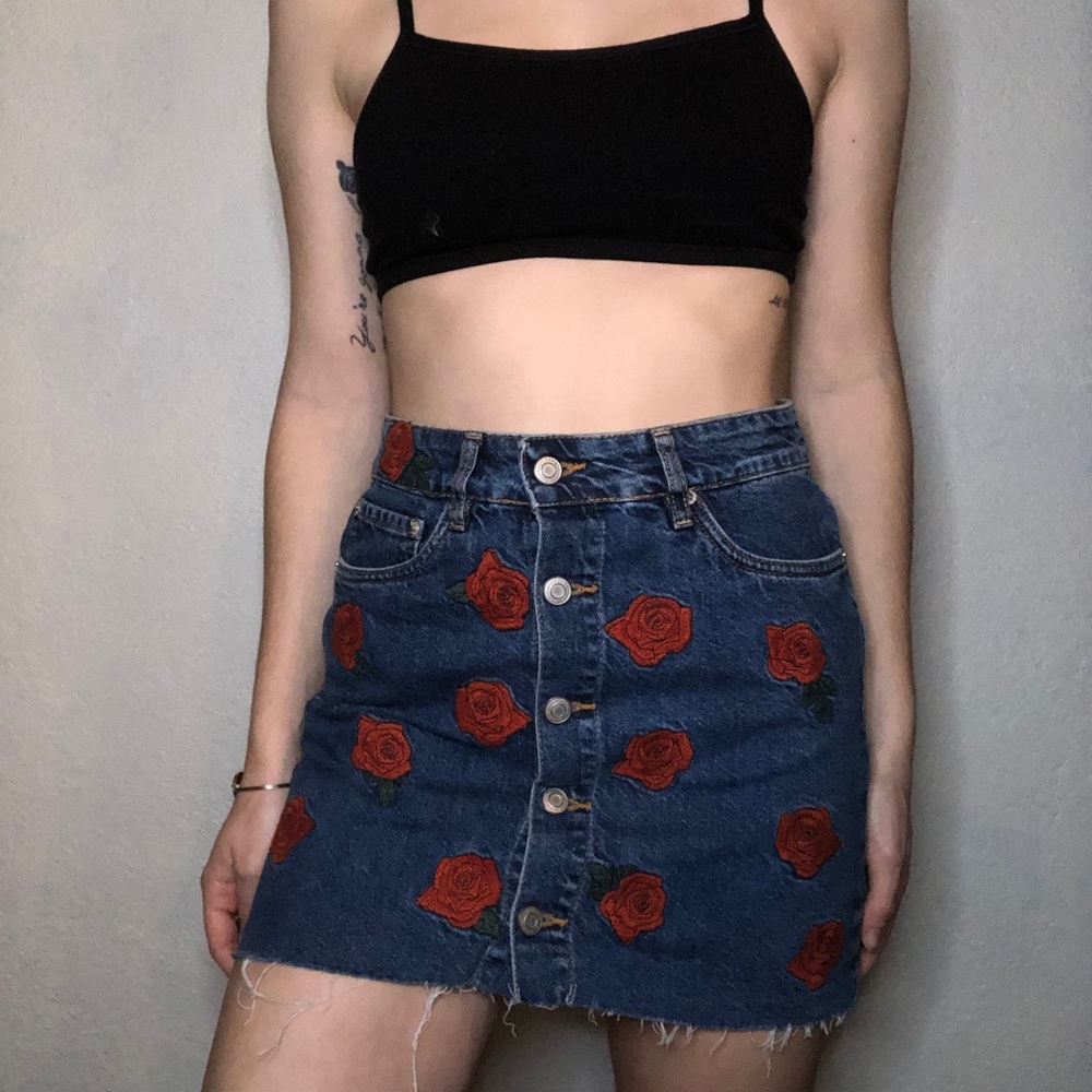 Zara Rose Jean Skirt